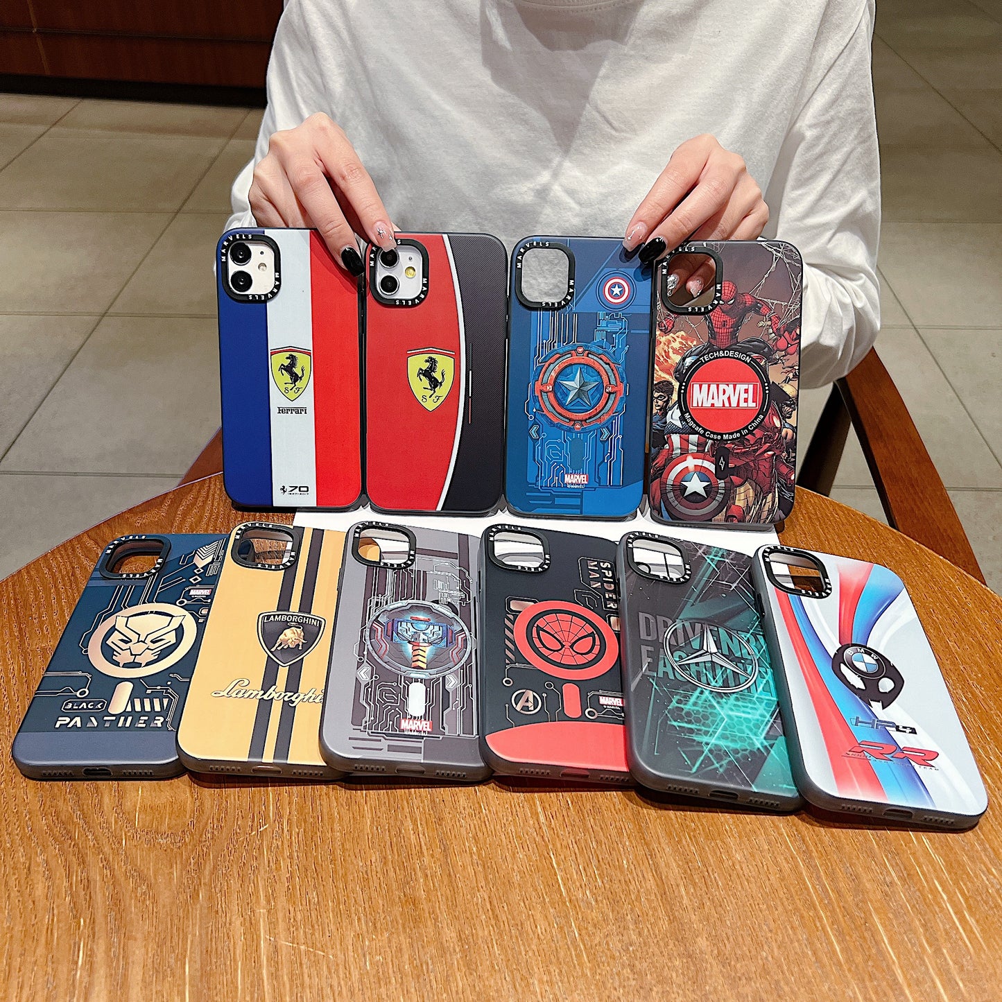 Apple iPhone 12/12 Pro Premium Captain America IMD Printed Back Case - Captain America