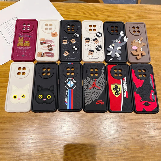 Realme 13 Pro 5G Ferrari Soft Silicone Cute 3D Cartoon Back Cover Case - Ferrari