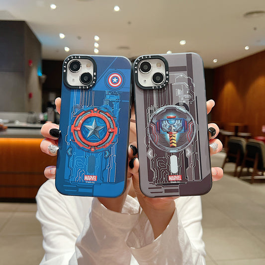 Apple iPhone Premium Captain America IMD Printed Back Case - Captain America