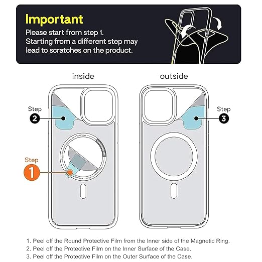 Apple iPhone 17 Anti Yellow Clear Magsafe Back Case Cover - White