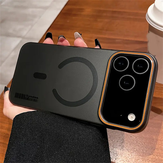 Apple iPhone 17 Pro Max Premium Magnetic Frosted Ultra Slim Back Case - Frosted Black