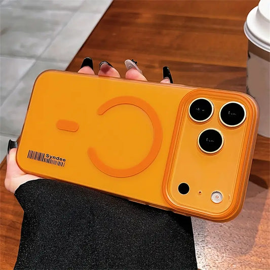 Apple iPhone 17 Pro Premium Magnetic Frosted Ultra Slim Back Case - Desert Gold