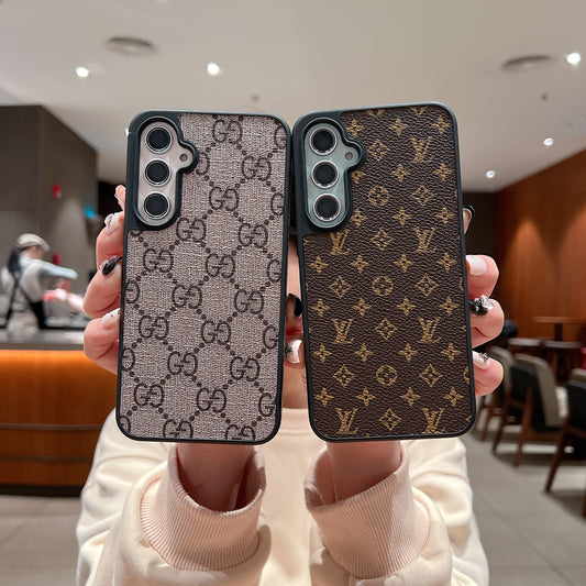 Samsung S23 FE 5g Luxury Branded Leather Designer Case - Louis Vuitton