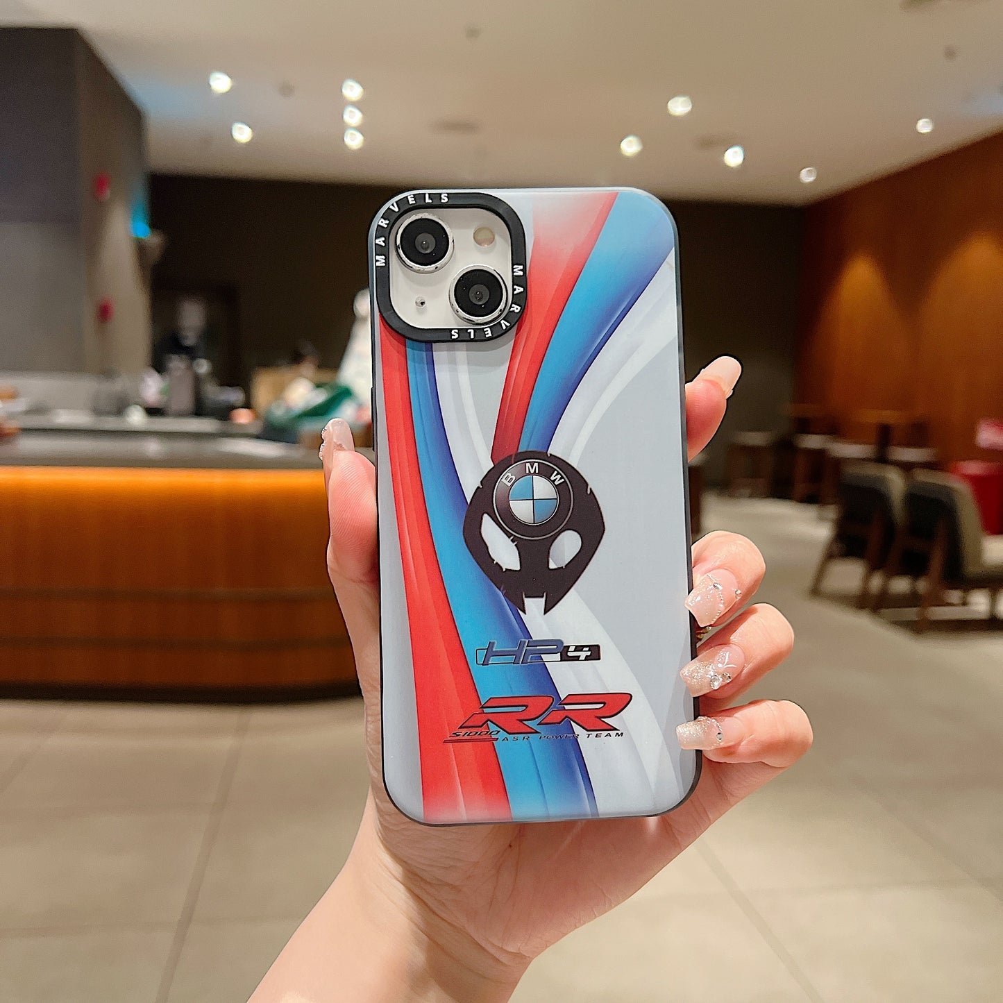 Apple iPhone Premium BMW IMD Printed Back Case - BMW