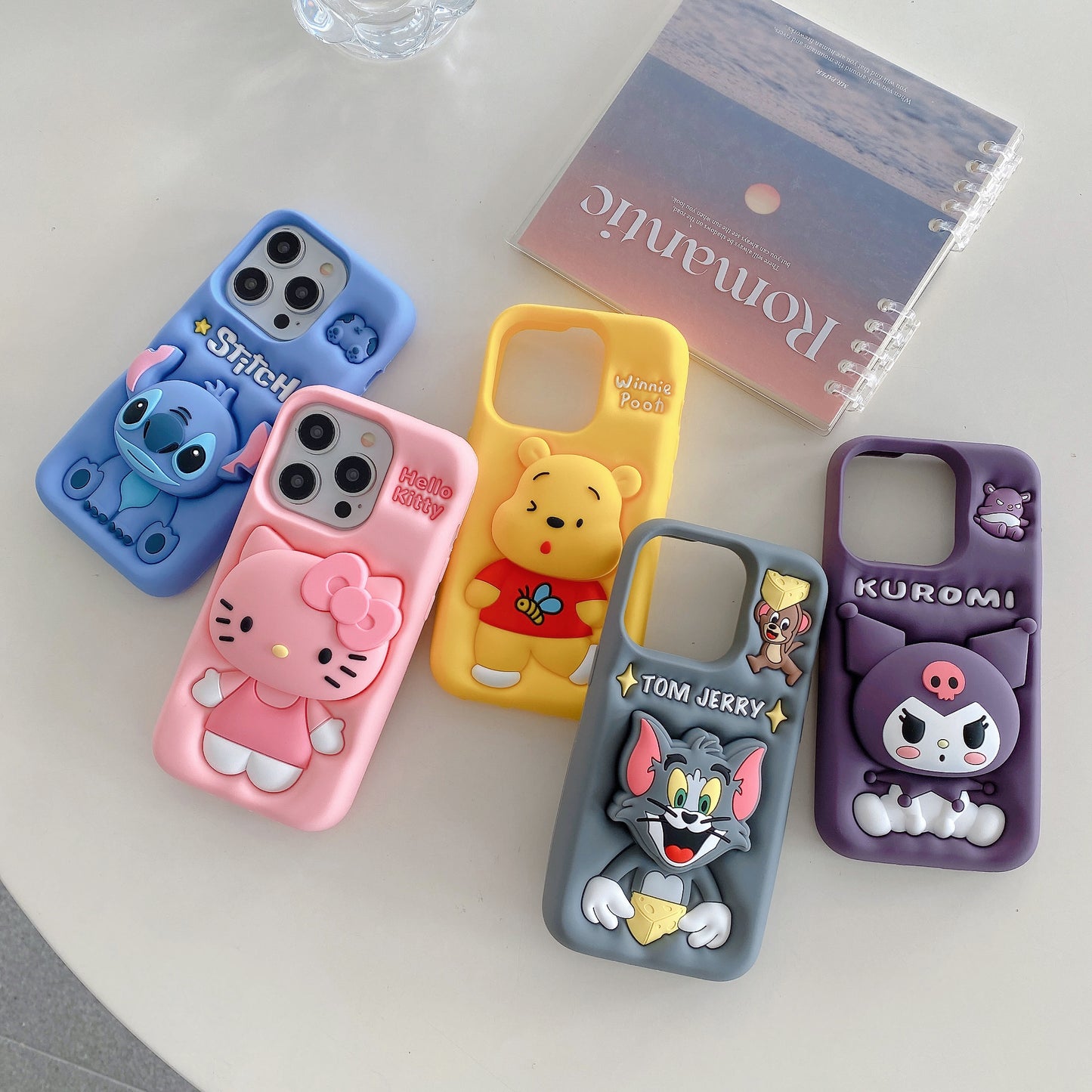 Apple iPhone Stitch Pop Sockets Soft Silicone cases (Stitch)