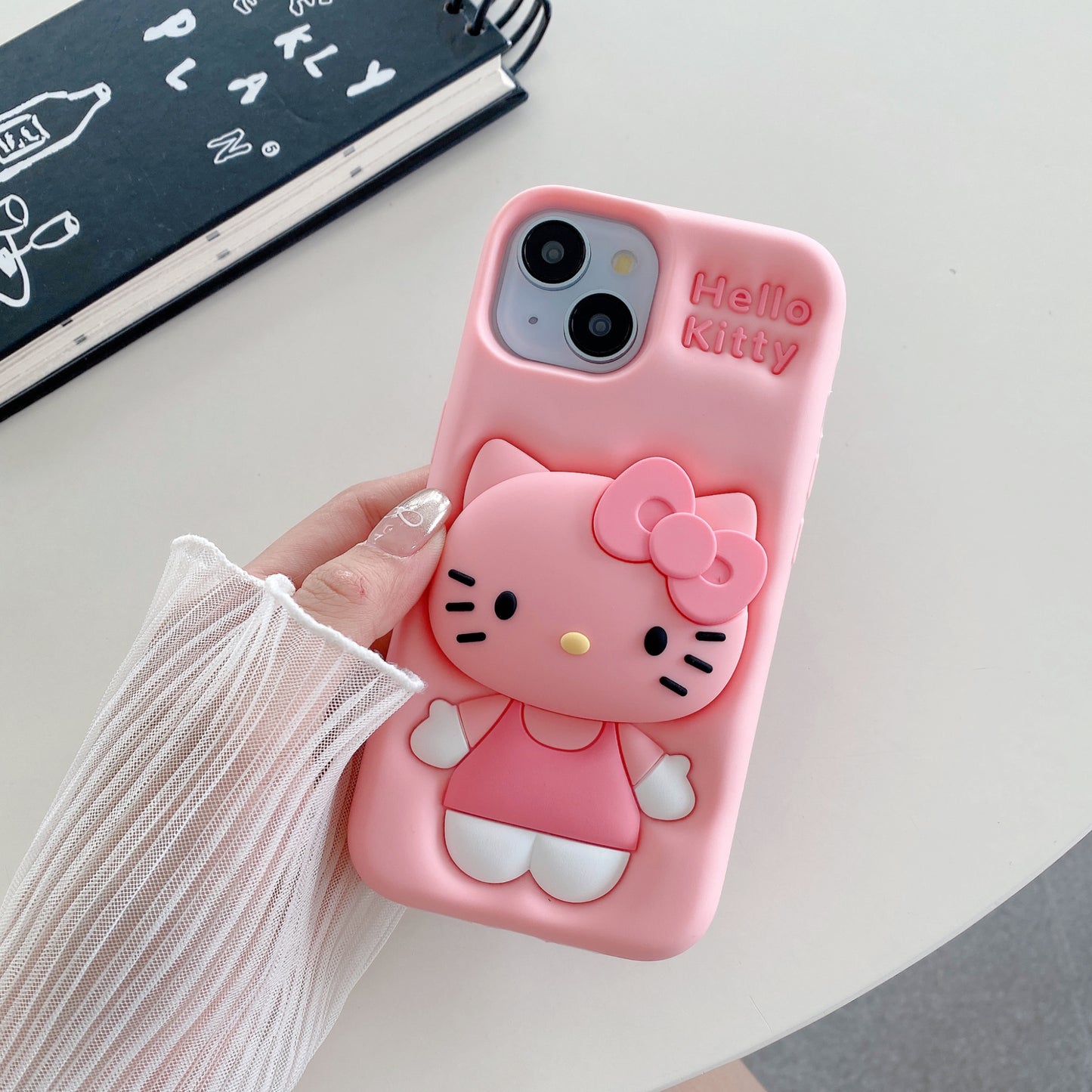 Apple iPhone Hello Kitty Pop Sockets Soft Silicone cases (Hello Kitty)