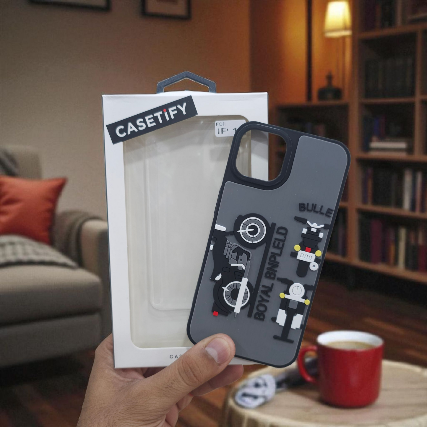 Royal Enfield Bullet Legacy 3D Silicone iPhone Back case Cover