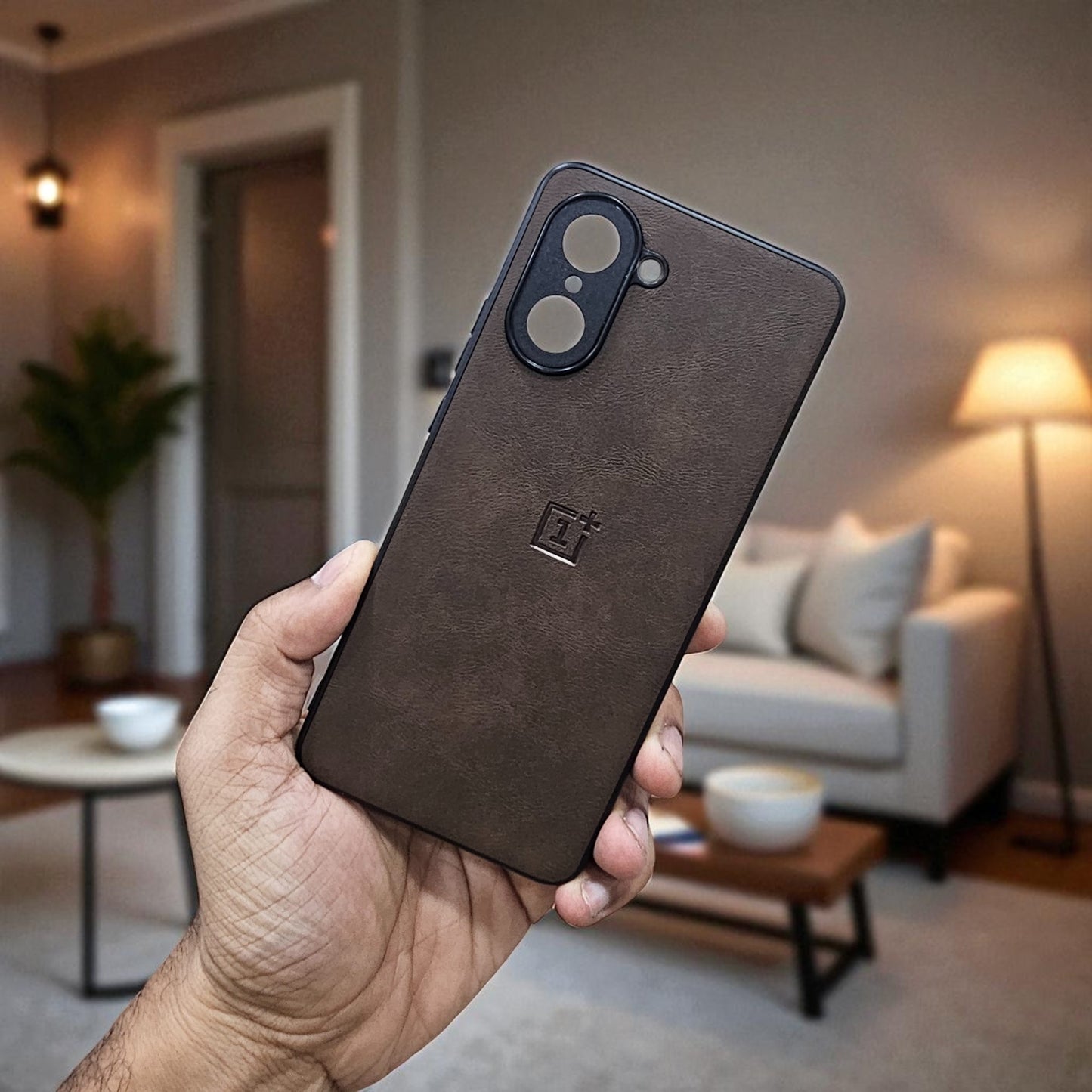Oneplus Nord Ce 5 5g Premium Leather Back Case Cover - brown