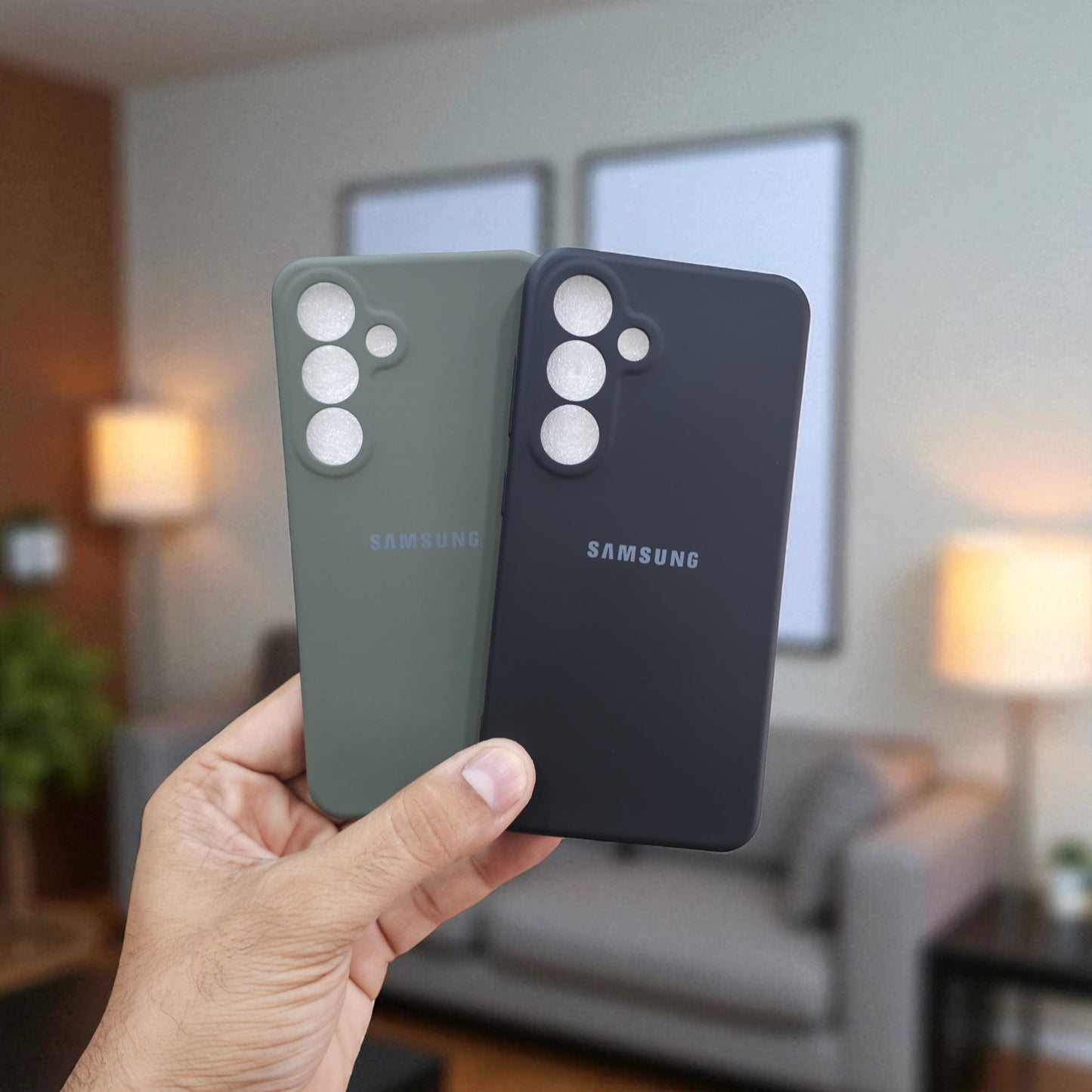 (Pack of 2) Silicone Case Cover for Samsung S24 5G - Combo 3