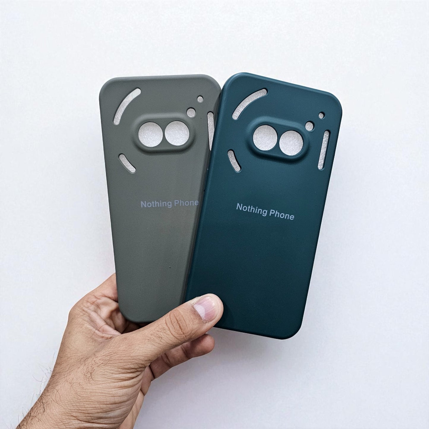 (Pack of 2) Silicone Case Cover for Nothing Phone 2A 5G - Combo 4