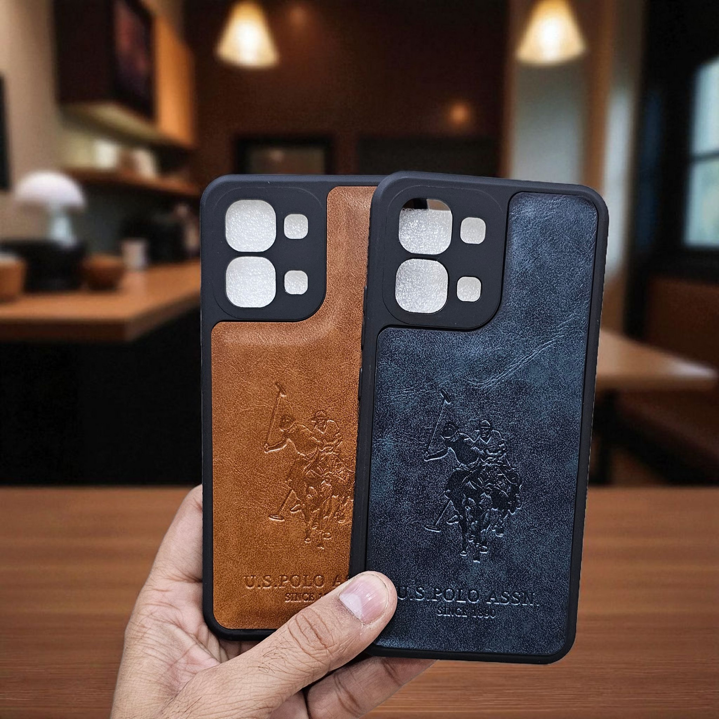 (Pack of 2)Oppo F31 5g Polo Leather Finish Soft Back Case Cover - Combo 3