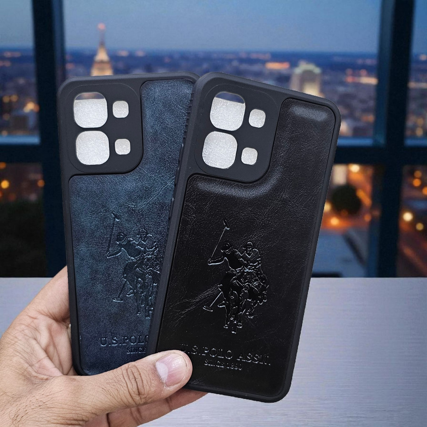 (Pack of 2)Oppo F31 5g Polo Leather Finish Soft Back Case Cover - Combo 2