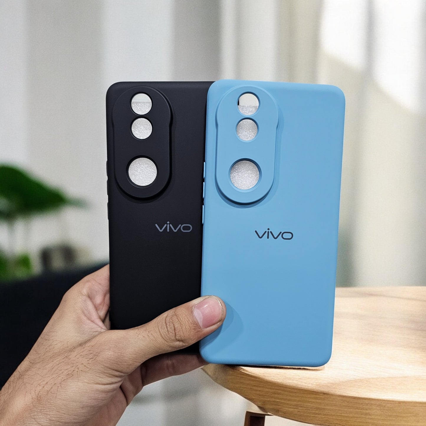 (Pack of 2) Vivo V50/V50e 5G Silicone Case Cover - Pattern 4