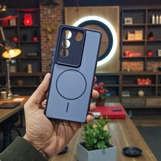 Vivo V27 5g Premium Magsafe Printed New Candy Color Back Case