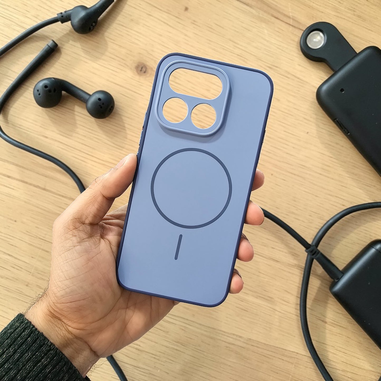 Realme 16 Pro 5g Premium Magsafe Printed Candy Color Back Case - Blue