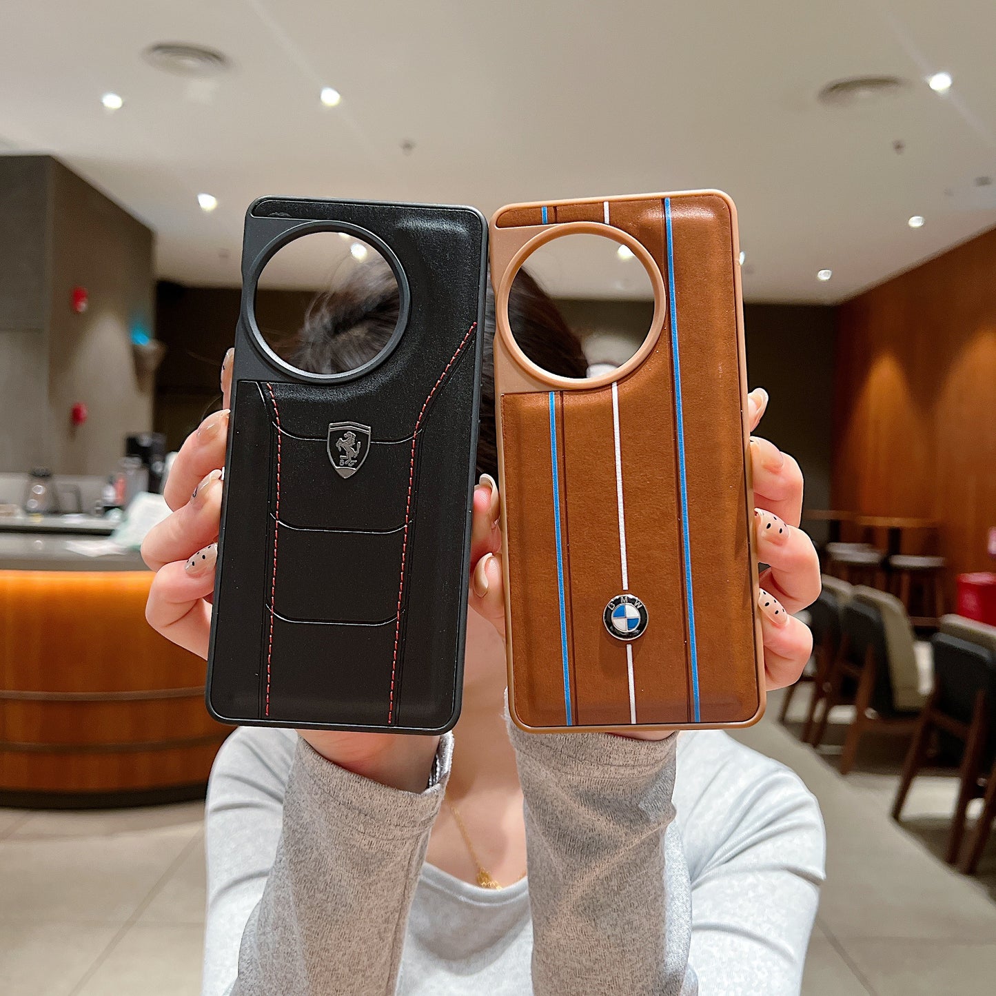 OnePlus 11r 5g Luxury Branded Leather Designer Case- BMW 1