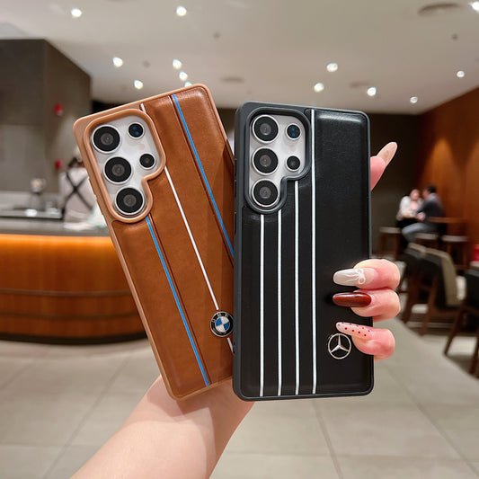 Samsung Ultra Series Luxury Branded Car Logo Leather Case - BMW 1