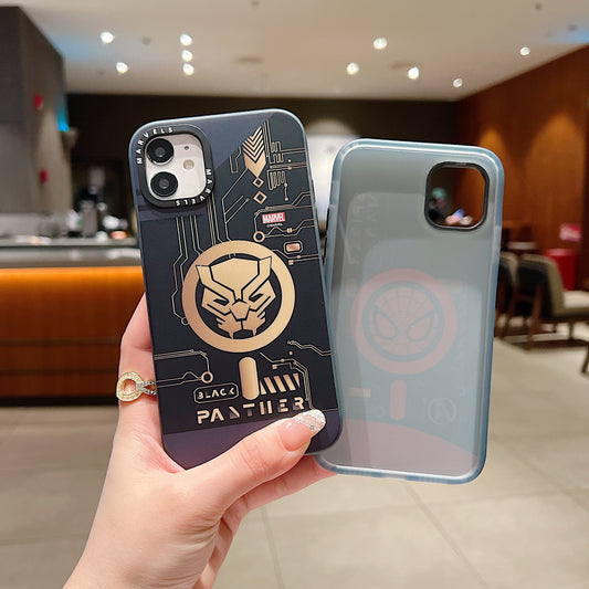 Apple iPhone 12/12 Pro Premium Black Panther IMD Printed Back Case - Black Panther