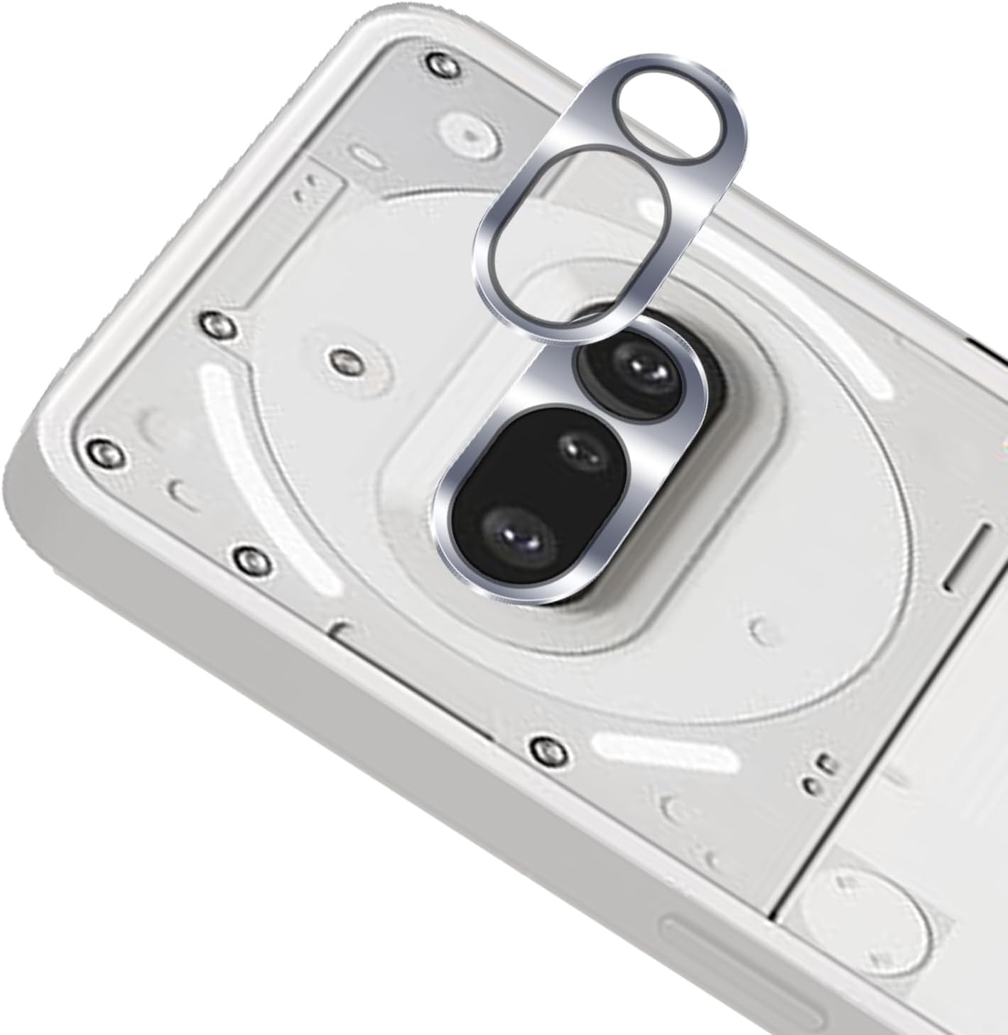 Nothing Phone 3A 5g Camera Lens Protector with Aluminum Alloy Rings