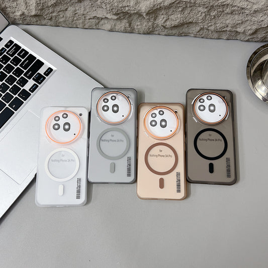 Nothing Phone 3A Pro 5G Premium Magnetic Frosted Ultra Slim Back Case - Desert Gold