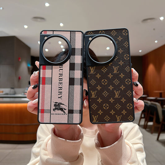 OnePlus 12r 5g Luxury Branded Leather Designer Case - Burberry