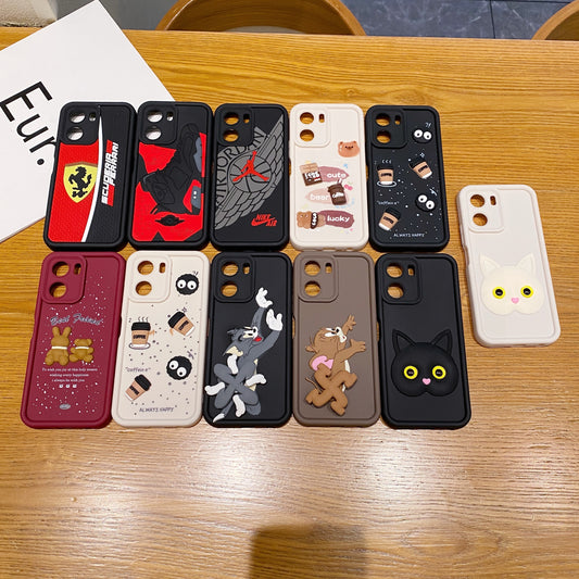 Vivo Y16 5G Ferrari Soft Silicone Cute 3D Cartoon Back Cover Case - Ferrari