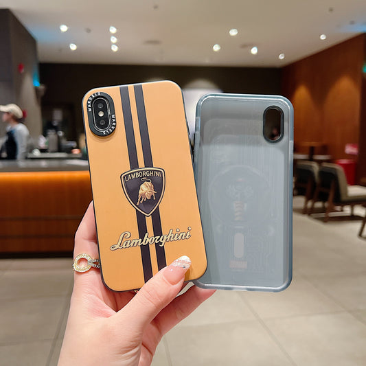 Apple iPhone X/Xs Premium Lamborghini IMD Printed Back Case - Lamborghini