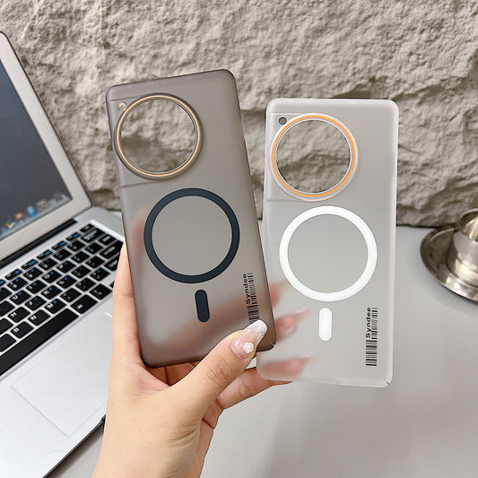 OnePlus 12r 5G Premium Magnetic Frosted Ultra Slim Back Case - White