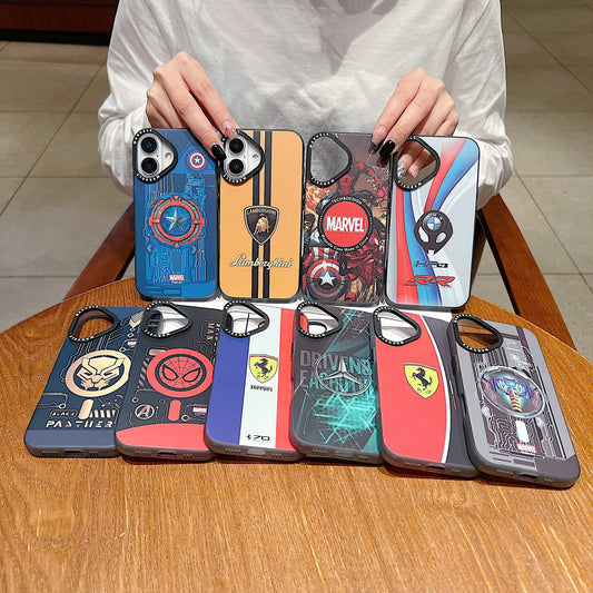 Apple iPhone 16 Series Premium Mercedes IMD Printed Back Case - Mercedes