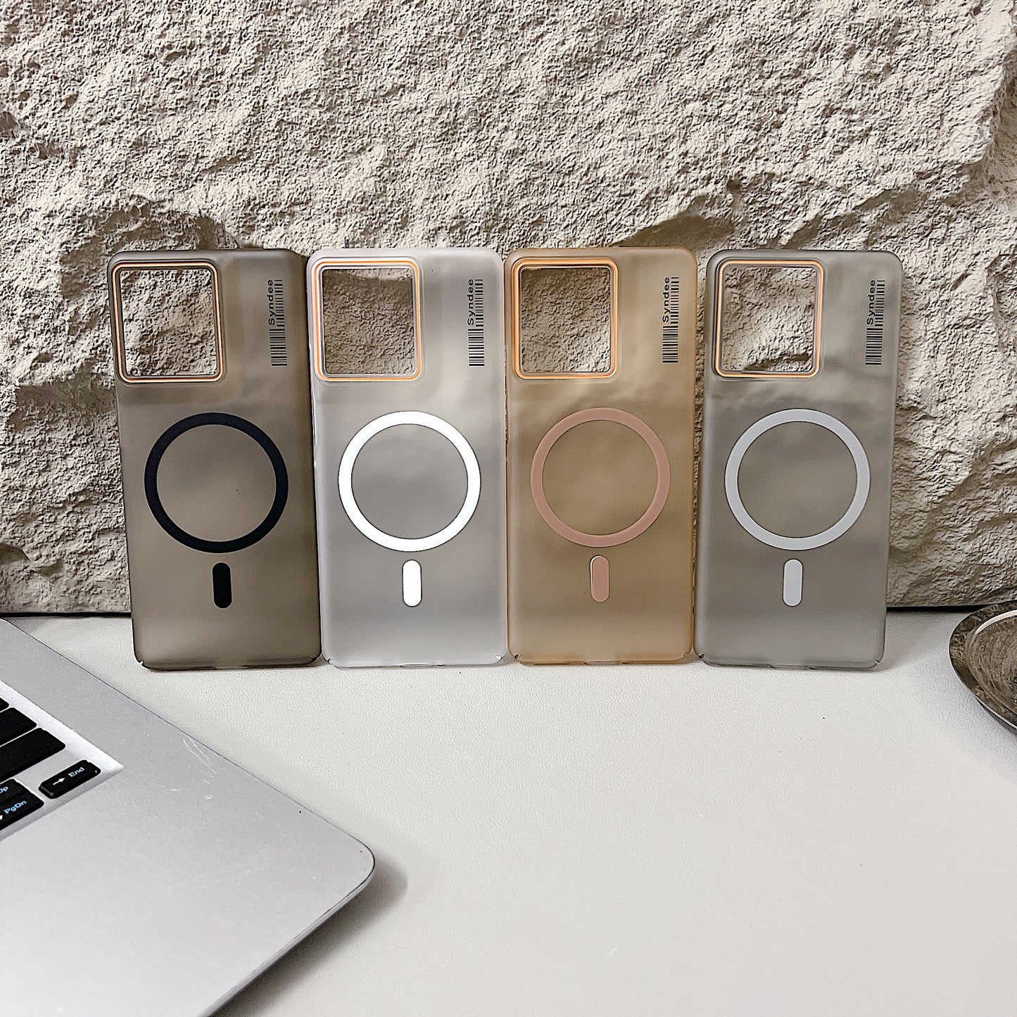 Motorola Moto Edge 60 Pro 5G Premium Magnetic Frosted Ultra Slim Back Case - Frosted white