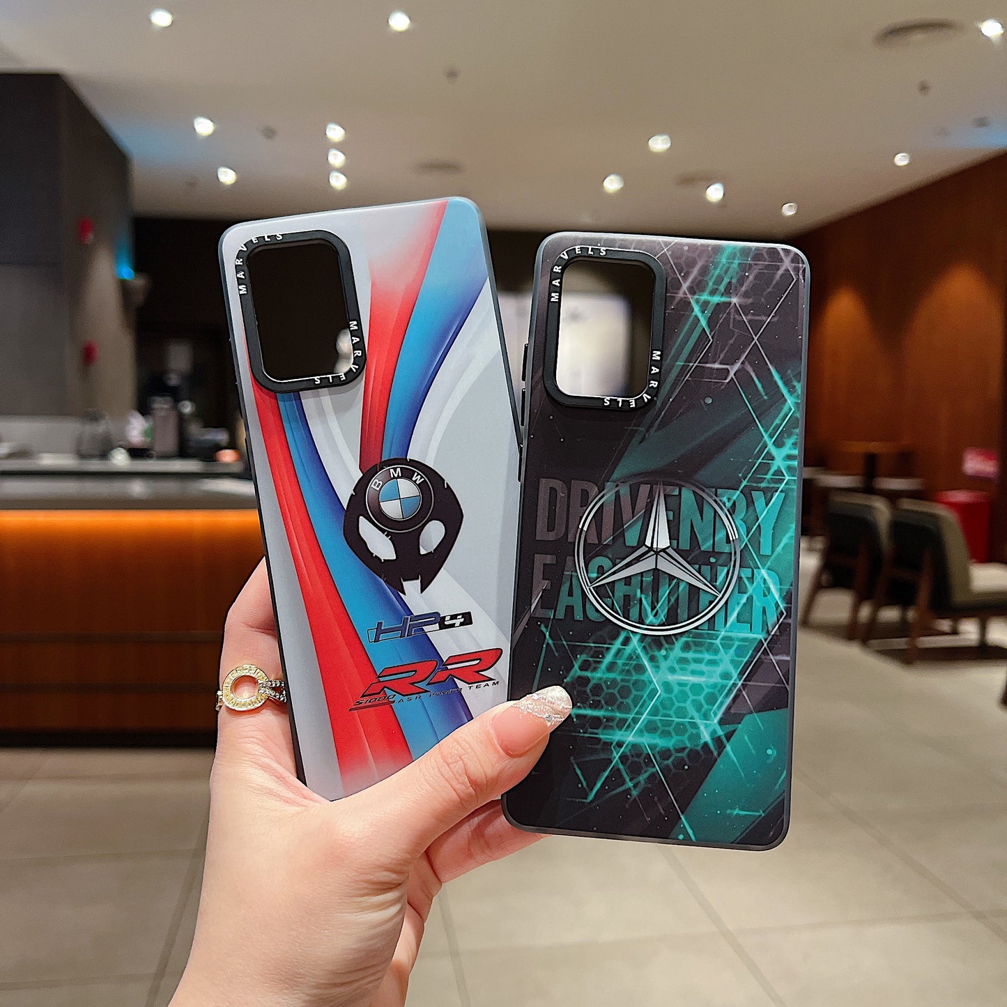 Motorola Moto G85 5G Premium Mercedes IMD Printed Back Case -Mercedes