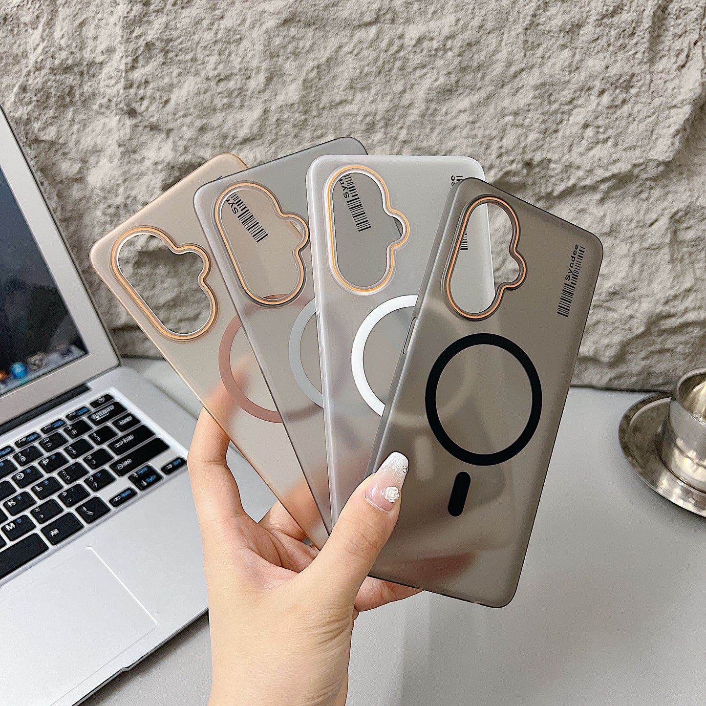 OnePlus Nord CE 3 Lite 5G Premium Magnetic Frosted Ultra Slim Back Case - Grey