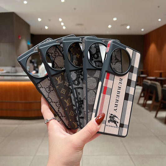 OnePlus 11r 5g Luxury Branded Leather Designer Case - Burberry