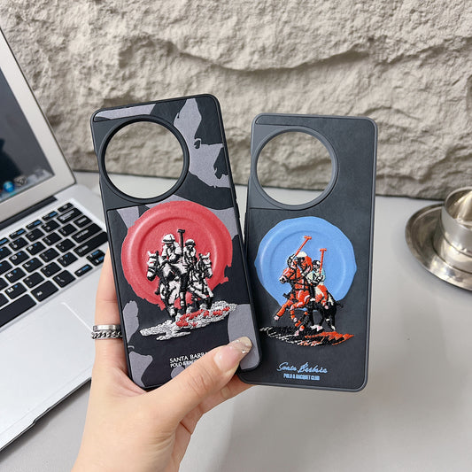 OnePlus 11r 5G Premium US POLO Assn. Embroidery Leather case with Magsafe - Jockey 3