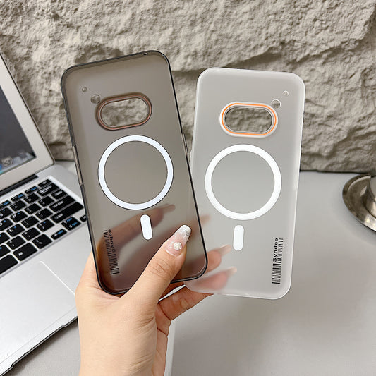 Nothing Phone 2A 5G Premium Magnetic Frosted Ultra Slim Back Case - Black