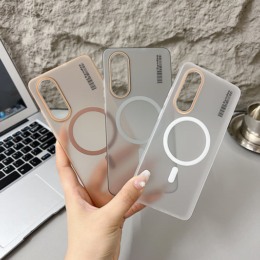 OnePlus Nord 5 5G Premium Magnetic Frosted Ultra Slim Back Case - Frosted White