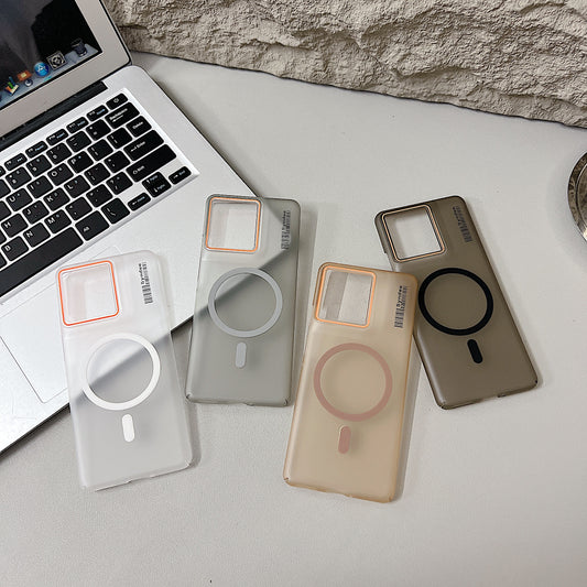 Motorola Moto Edge 60 Pro 5G Premium Magnetic Frosted Ultra Slim Back Case - Frosted Grey