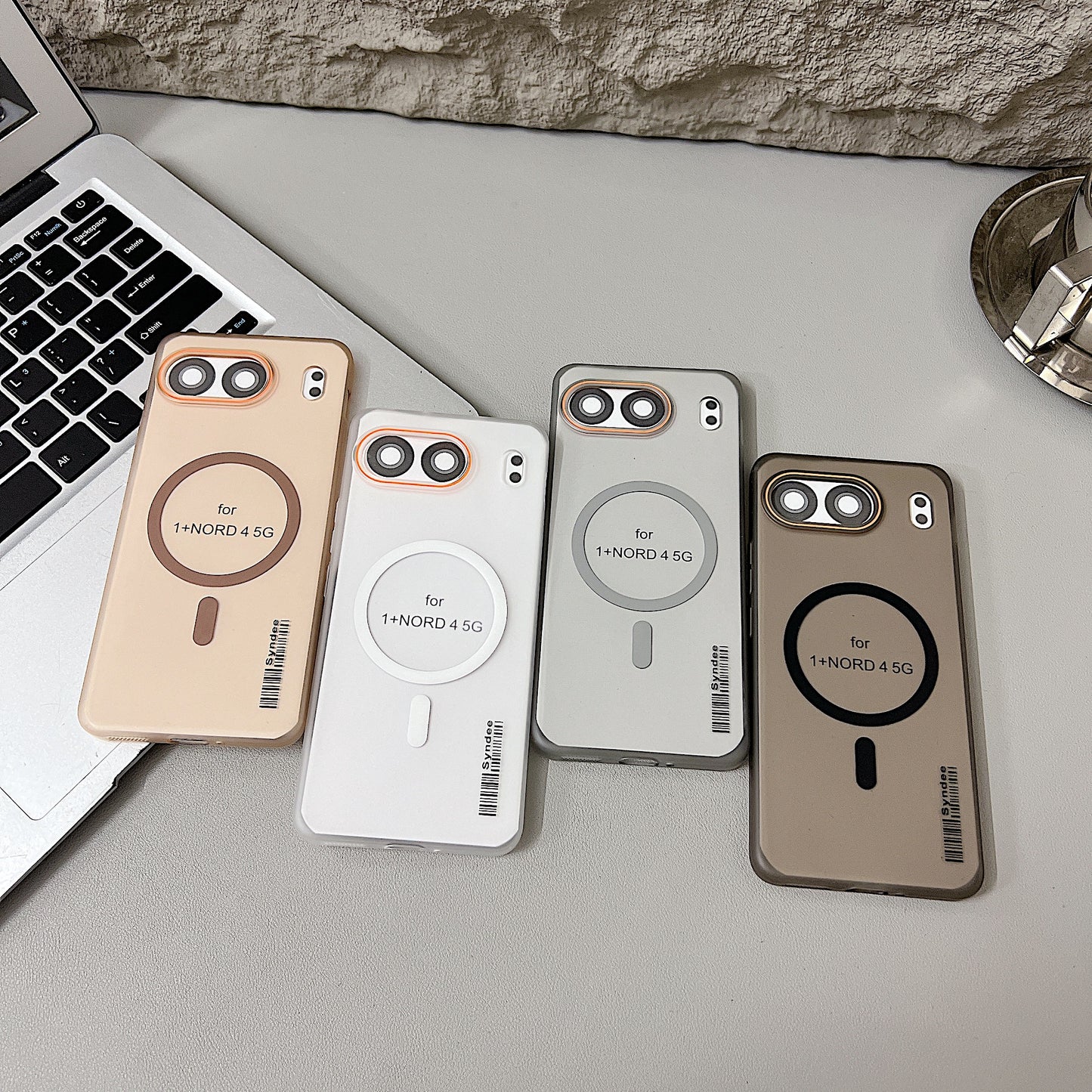 OnePlus Nord 4 5G Premium Magnetic Frosted Ultra Slim Back Case - White