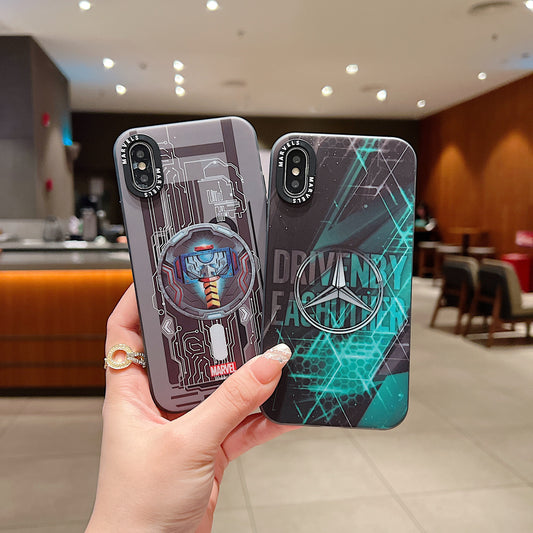 Apple iPhone X/Xs Premium Mercedes IMD Printed Back Case - Mercedes