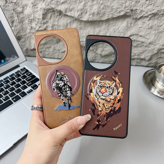 OnePlus 11r 5G Premium US POLO Assn. Embroidery Leather case with Magsafe - Tiger 1