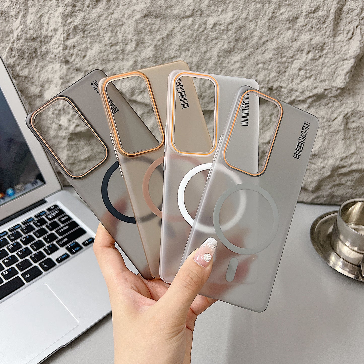 Vivo V30 Pro 5G Premium Magnetic Frosted Ultra Slim Back Case - White