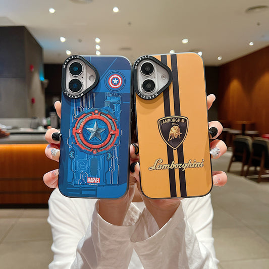 Apple iPhone 16 Series Premium Captain America IMD Printed Back Case - Captain America