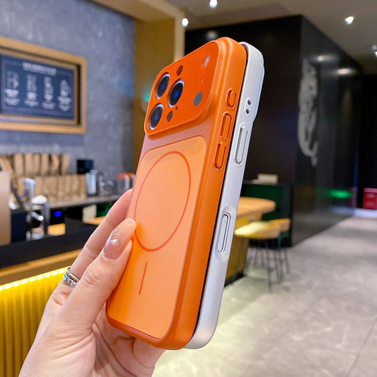 Apple iPhone 16 Pro Max Convertor case Magsafe working - Cosmic Orange