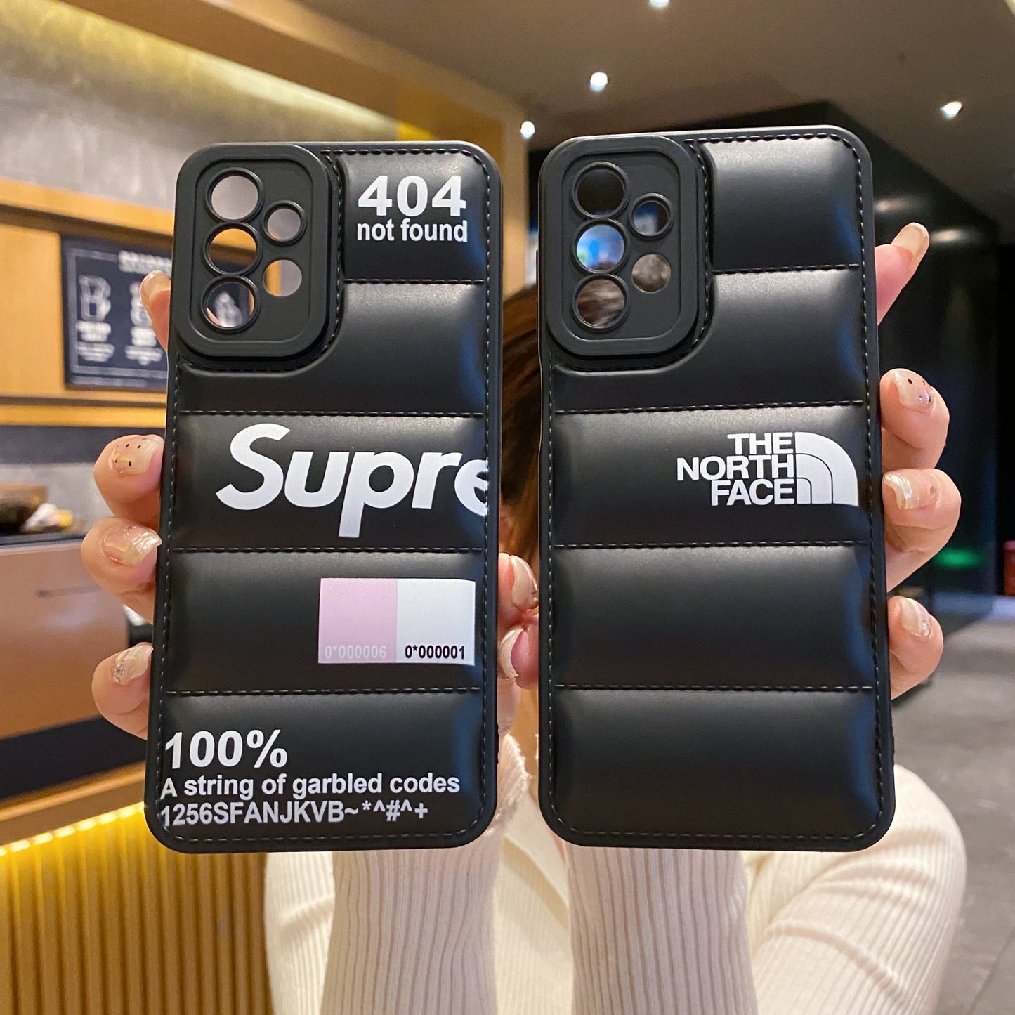 Samsung A52/A52s 5G Matte Soft Puff Jacket case_Pattern 2