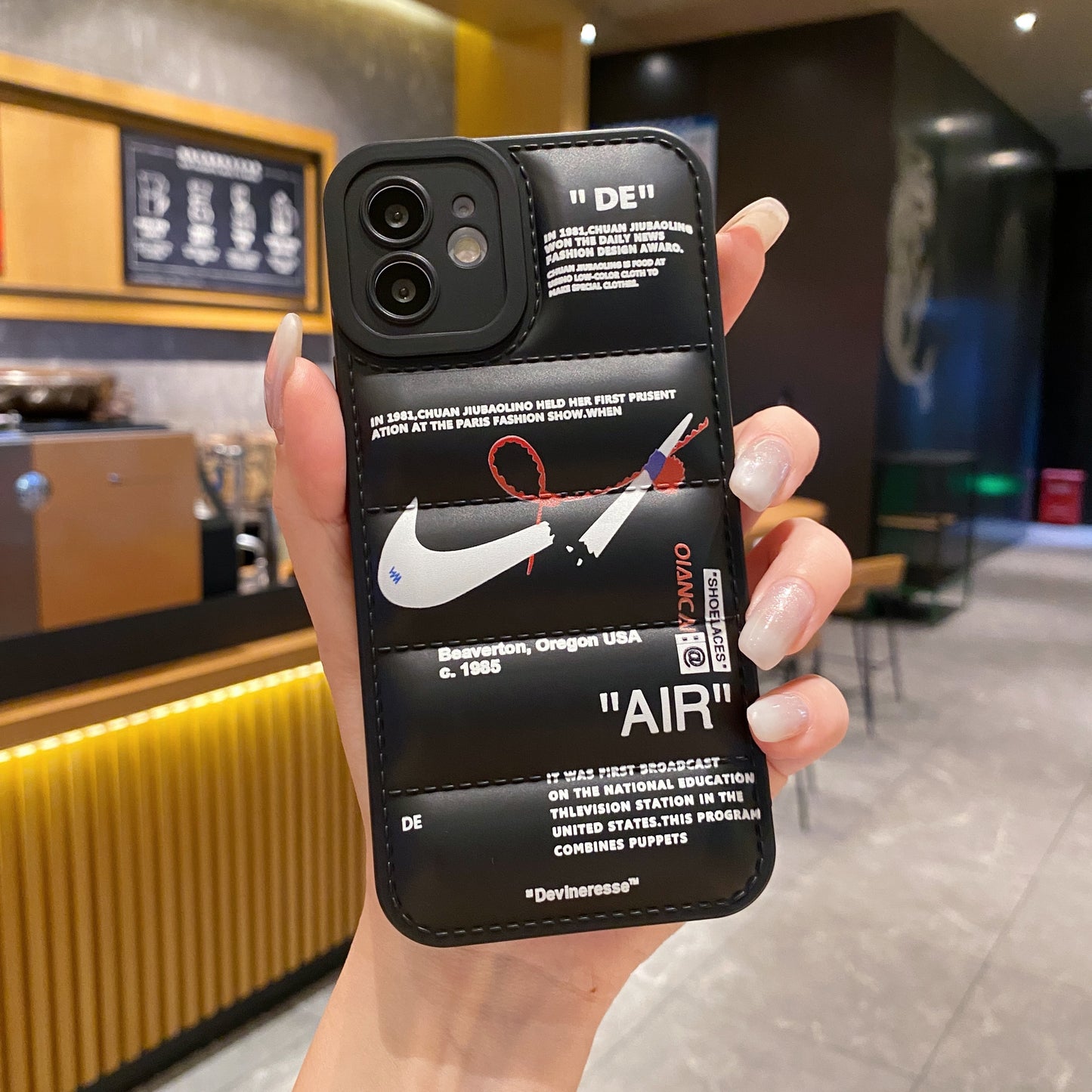 iPhone 11 5G Matte Soft Puff Jacket case_Pattern 4