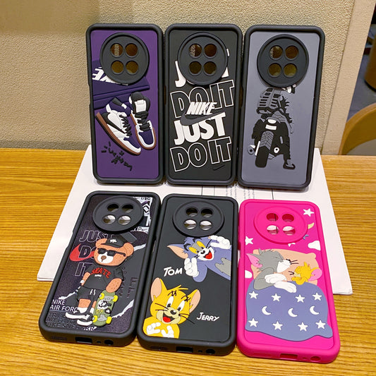 Realme 12 5G / 12X 5G Nike Soft Silicone Cute 3D Cartoon Back Cover Case - Nike 2