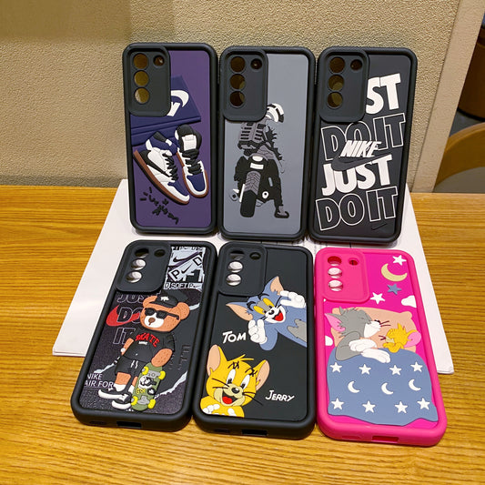 Samsung S21 FE 5G Nike Soft Silicone Cute 3D Cartoon Back Cover Case - Nike 2