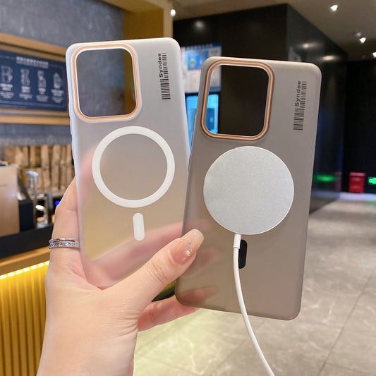 Realme 15 5G Premium Magnetic Frosted Ultra Slim Back Case - Desert Gold