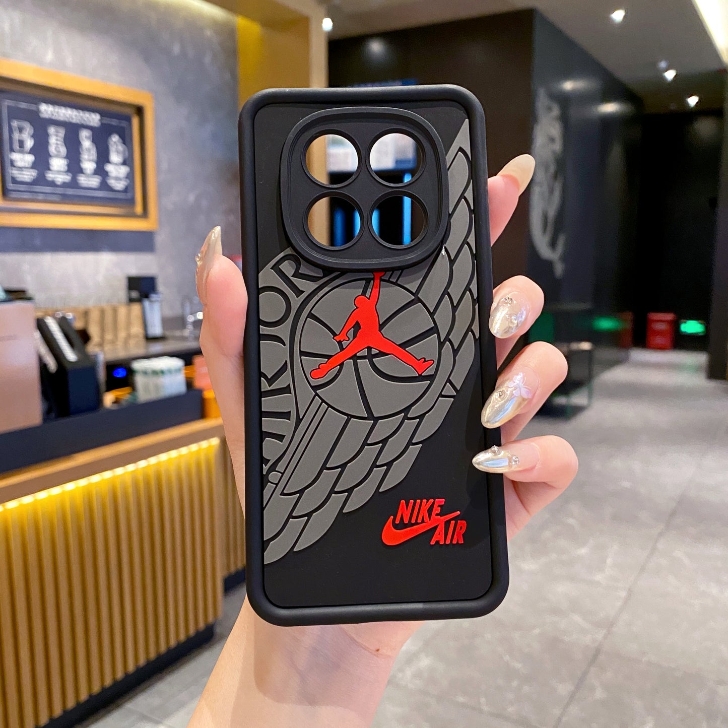 Redmi Note 14 Pro 5G Jordan Soft Silicone Cute 3D Cartoon Back Cover Case - Jordan 1