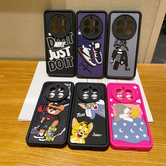 Realme 12 Pro/12 Pro+ 5G Nike Soft Silicone Cute 3D Cartoon Back Cover Case - Nike 1